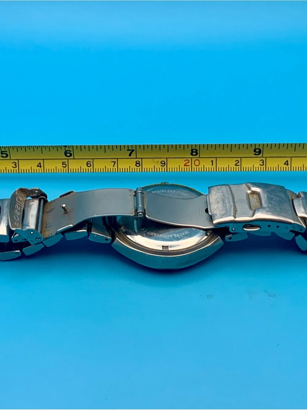 Fossil Men's Stainless Steel Blue Dial Watch